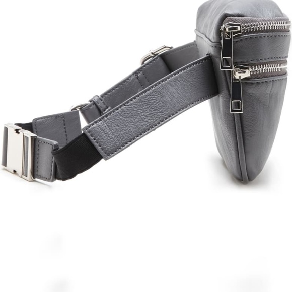 Sole Society Cadee Belt Bag Gray Crossbody - Picture 4 of 6